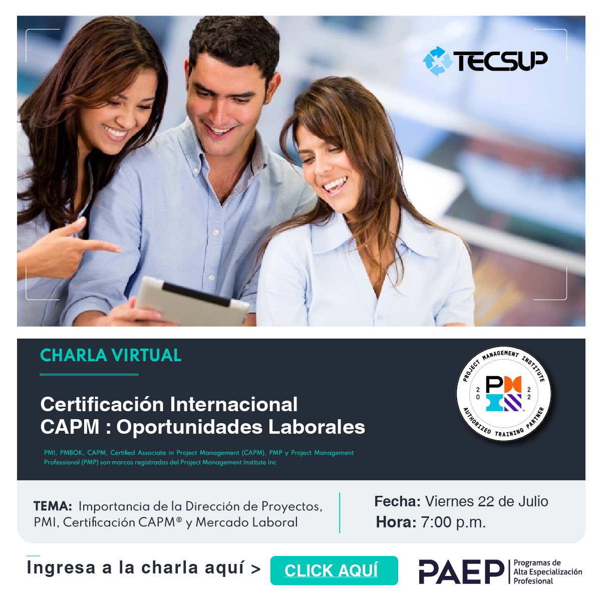 "IMPORTANCIA DE LA DIRECCIÓN DE PROYECTOS, PMI, CERTIFICACIÓN CAPM Y MERCADO LABORAL."
